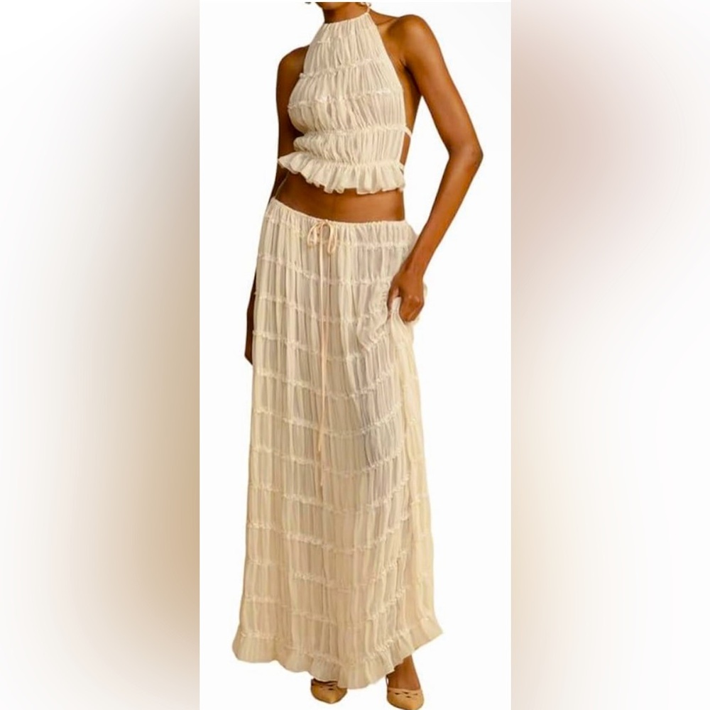 AMORA's Summer Halter and Skirt